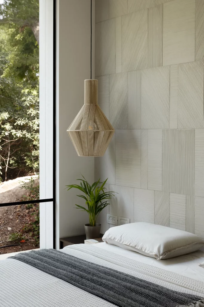 diagonal brickS color 001, master bedroom